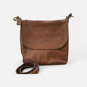 Coach 4115 Whitney British Tan Brown Flap Purse Shoulder Crossbody Bag Hangtag